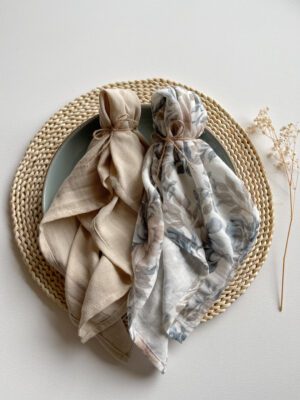 medžiaginės stalo servetėlės