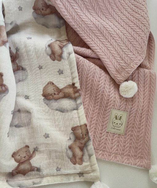 medvilninis pledukas kūdikiui