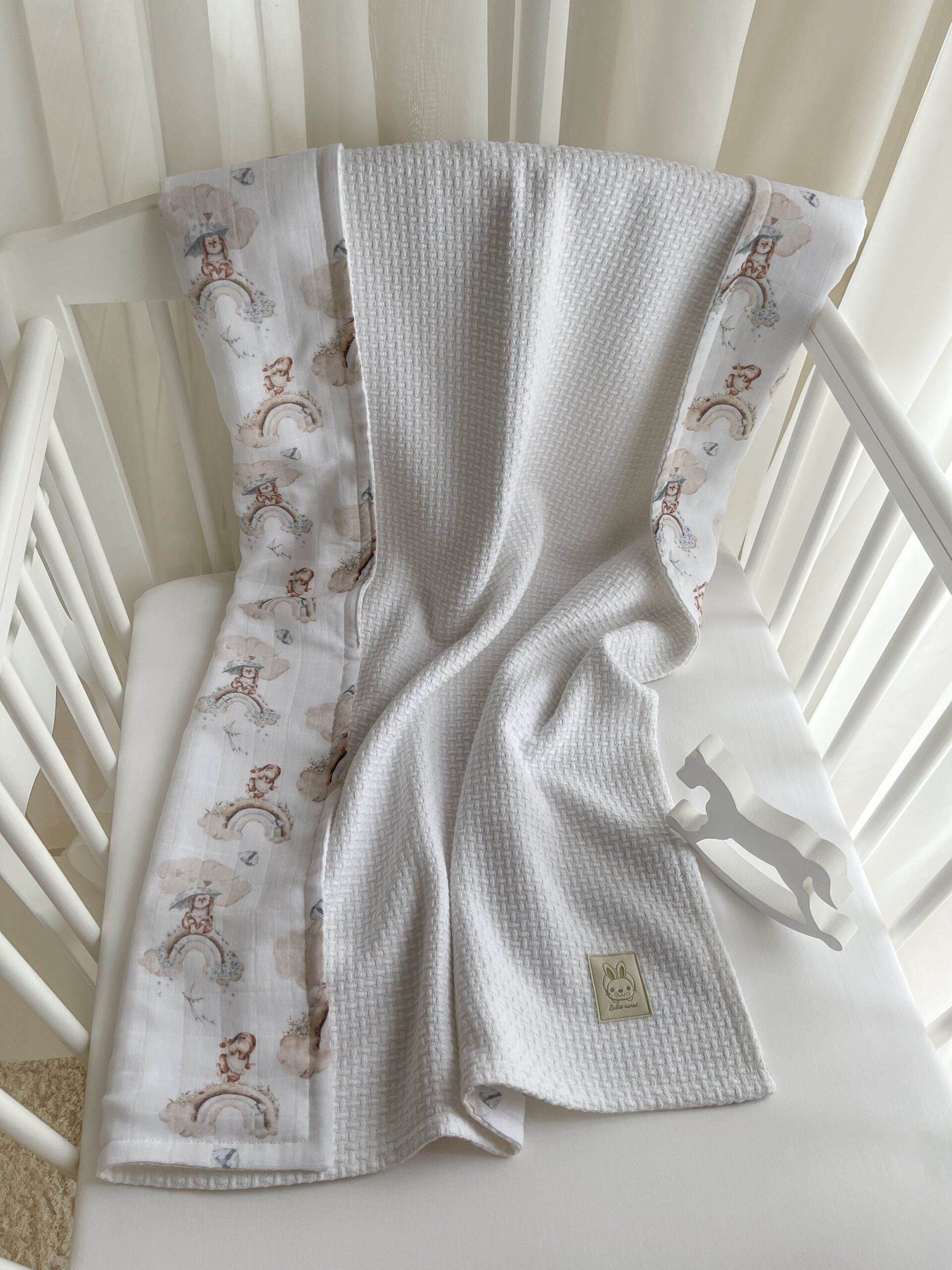 medvilninis pledukas kūdikiui