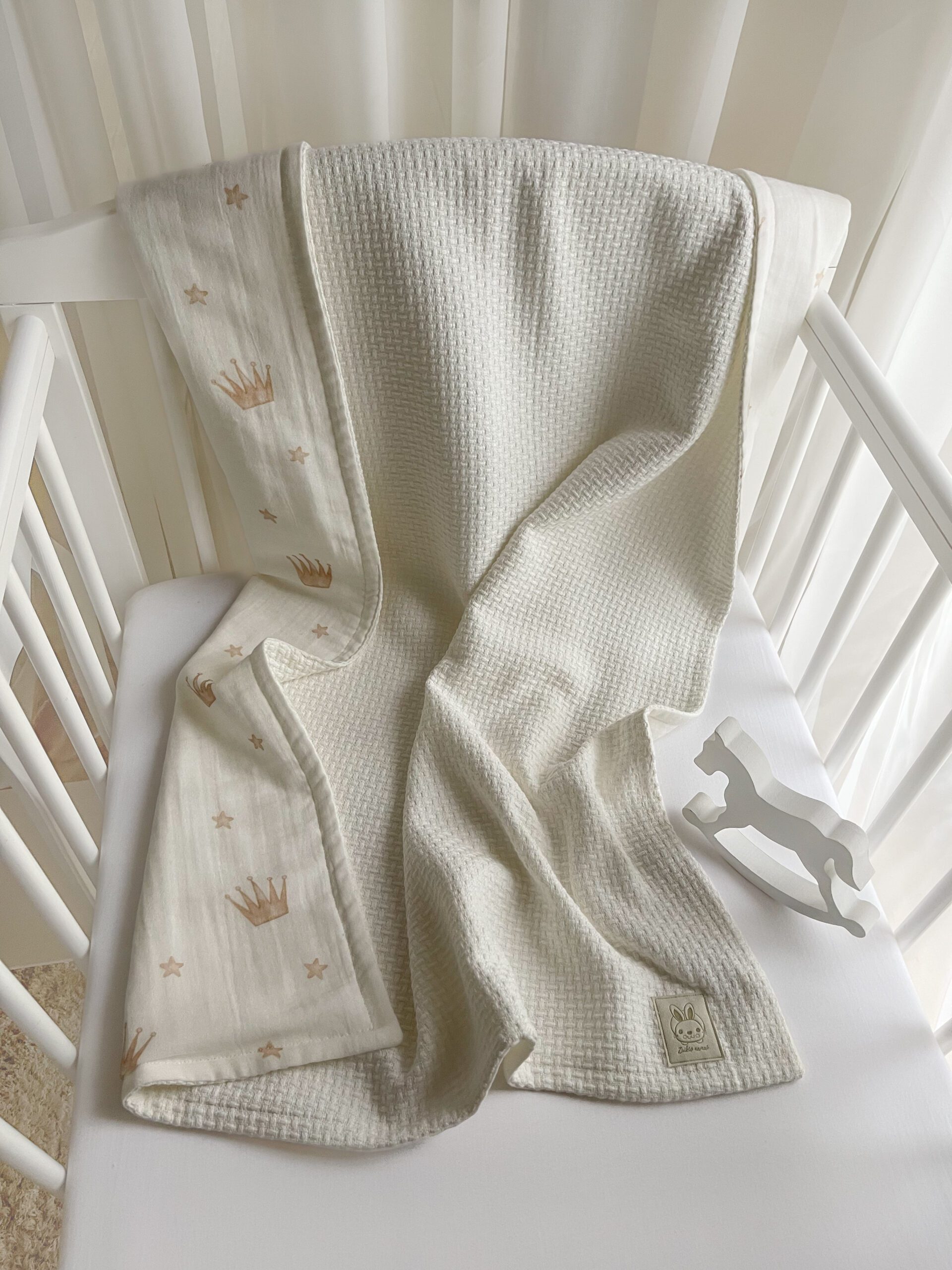 medvilninis pledukas kūdikiui