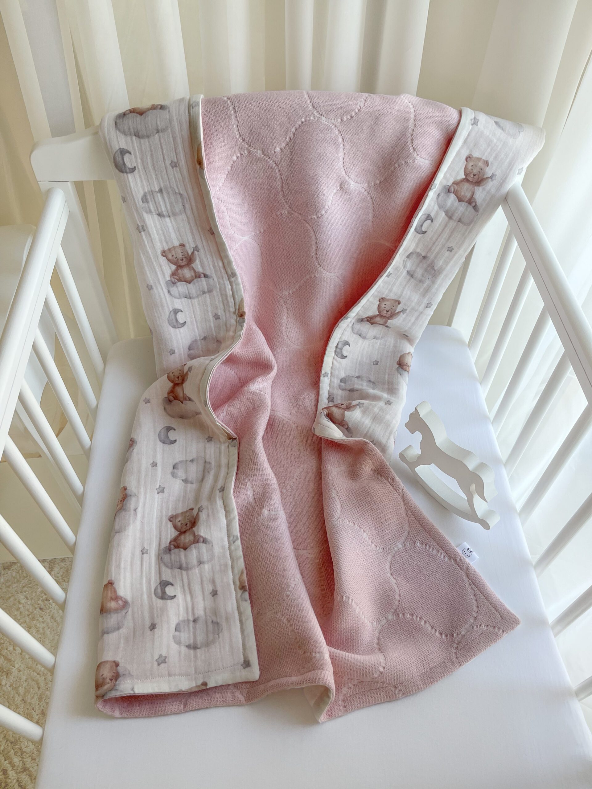 medvilninis pledukas kūdikiui